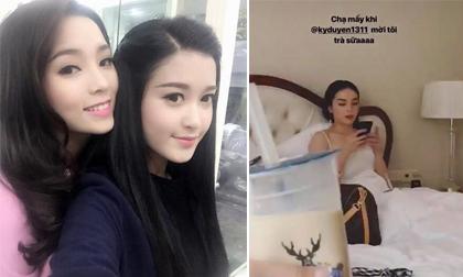 Huyền My khéo léo phủ nhận tin đồn mâu thuẫn với Kỳ Duyên chỉ với một li trà sữa