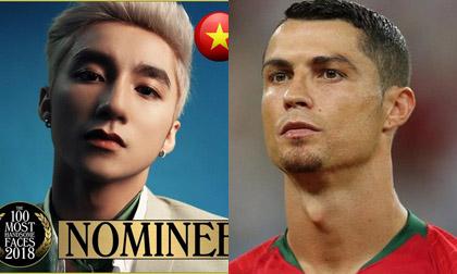 Sơn Tùng M-TP lọt đề cử '100 Gương mặt đẹp trai nhất năm 2018' cùng Ronaldo