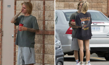 Diễn lại cảnh mặt mày ỉu xìu như sắp khóc, Justin Bieber được vợ sắp cưới hôn tới bến 