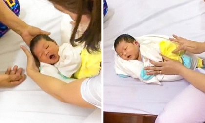 Clip y tá Việt ru bé ngủ bằng 1 chiếc khăn khiến 18 triệu người trên thế giới phải 'ngả mũ'