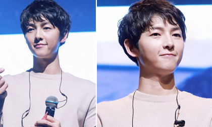 Song Joong Ki xuất hiện với mái tóc xoăn dài lãng tử tại lễ kỷ niệm 10 năm ra mắt