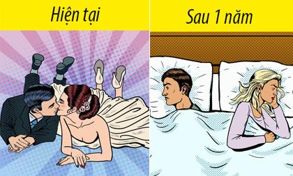 Sau khi kết hôn, các cặp vợ chồng sẽ phải đối mặt với ti tỉ cuộc 'khủng hoảng' và đây là cách giải quyết 