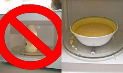 Hâm nóng sữa và thức ăn cho trẻ bằng lò vi sóng nguy hiểm tới mức nào?