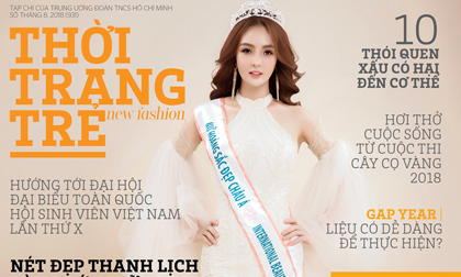 Vừa về Việt Nam, nữ hoàng sắc đẹp Vi Nhạn Ngọc được tạp chí Thời Trang Trẻ mời chụp ảnh bìa