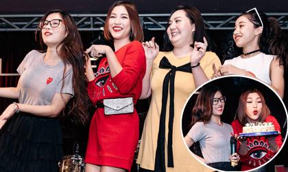 Hoàng Oanh quậy tới bến trong tiệc mừng sinh nhật bên cạnh nhóm Ngựa hoang 'Tháng năm rực rỡ'
