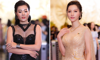 Minh Hà, Thanh Hương rạng rỡ với đầm Victory Wedding tại VTV Awards 2018