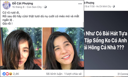 Cát Phượng để nhiều status 'điềm báo' về sự chia ly, buồn chán thời gian vừa qua