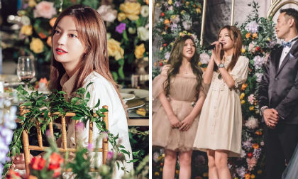 Đi đám cưới nhà người ta, Triệu Vy gây chú ý vì “mi nhon”, xinh đẹp lấn lướt cả cô dâu 