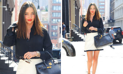 Ngưỡng mộ thân hình quá “nuột” của Miranda Kerr sau 5 tháng sinh con cho tỷ phú công nghệ