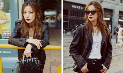 Phạm Băng Băng “lặn mất tăm”, Triệu Vy lên ngôi ở trời Tây với phong cách cực ngầu 