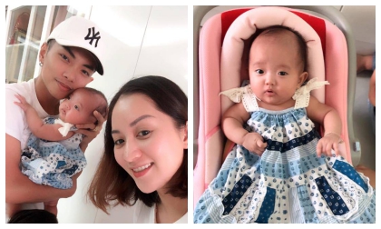 Con gái ngày càng giống Phan Hiển, Khánh Thi dở khóc dở cười khi bị trêu 'đẻ thuê'