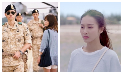 Khả Ngân mặt đơ phá nát cảnh kinh điển gặp nhau ở sân bay của 'Hậu duệ mặt trời'