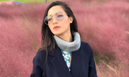 Thùy Dung thả dáng ngọt ngào giữa cánh đồng hoa tuyệt đẹp ở xứ sở Kim chi