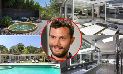 Bên trong căn nhà kính hiện đại của tài tử '50 Sắc Thái' Jamie Dornan có gì?