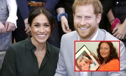 Bạn thân cố Công nương Diana buông lời cay nghiệt, dự đoán vợ chồng Hoàng tử Harry sẽ ly hôn sau 3 năm