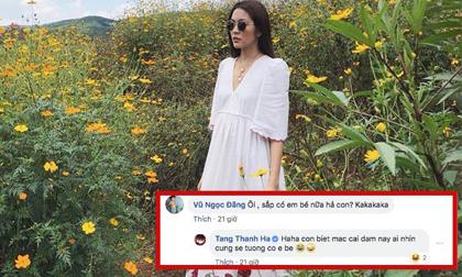 Tăng Thanh Hà phản ứng bất ngờ khi bị bàn tán 'có em bé' do diện váy quá rộng