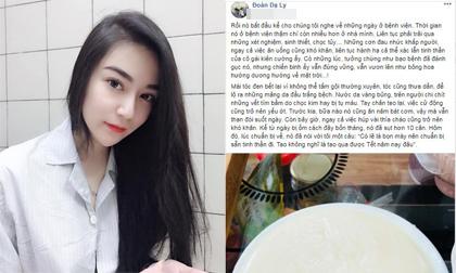 Trước khi qua đời, Đoàn Dạ Ly từng viết trên facebook: 'Tao không nghĩ là tao qua được Tết năm nay đâu'