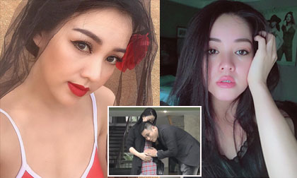 Nhan sắc nóng bỏng ngoài đời của vợ Vũ 'mặt sắt' - Hải Hà trong phim Quỳnh búp bê