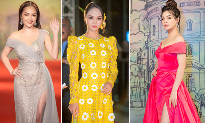 Dàn sao Việt đình đám xuất hiện lộng lẫy trên thảm đỏ bế mạc LHP Quốc tế Hà Nội