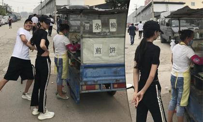 Angelababy bị 'bóc mẽ' vòng ba lép kẹp, vô tư để mặt mộc đi ăn dạo ở quán lề đường