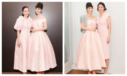 Dàn mỹ nhân đình đám diện váy hồng dự sinh nhật Hoa hậu Giáng My