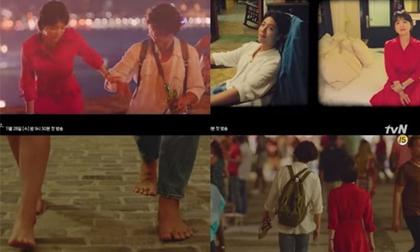 Song Hye Kyo đi chân trần, lọt thỏm khi đi cạnh mỹ nam cao 1m82 trong teaser phim mới