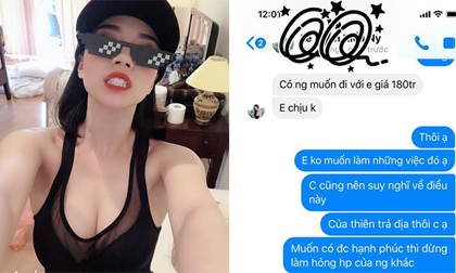 Hot girl Linh Miu tiết lộ được gạ đi khách với giá 180 triệu