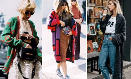 Lên đồ với cardigan dáng dài trẻ trung và quyến rũ ngày lạnh