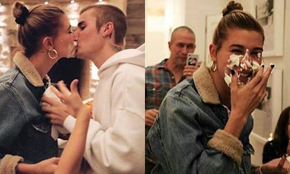 Hailey Baldwin khóa môi Justin Bieber, quậy tưng bừng trong tiệc sinh nhật cùng 2 bên gia đình