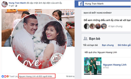 Sau ồn ào rạn nứt, MC Hoàng Linh đã kết bạn facebook lại với chồng và like ảnh đại diện mới