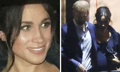 Công nương Meghan Markle vác bụng bầu lớn sánh đôi bên chồng sau khi bị truyền thông chĩa mũi nhọn 