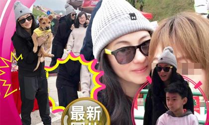 Trương Bá Chi mặt tròn trịa, vòng hai to xổ trong lần đầu lộ ảnh toàn thân sau nghi vấn bí mật sinh con lần thứ 3