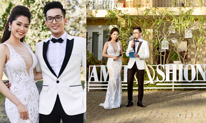 Khoe ảnh dẫn đôi trong show thời trang mà Phan Trung Hậu và Lan Nhi khiến fan ngỡ là ảnh cưới