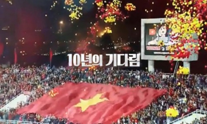 Đài SBS của Hàn Quốc tung trailer bom tấn về trận chung kết AFF Cup giữa Việt Nam và Malaysia