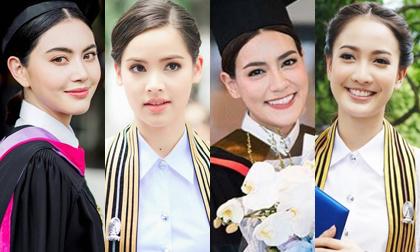 26 tuổi mới tốt nghiệp Đại học, 'ma nữ' Mai Davika diện áo cử nhân đẹp chẳng kém loạt mỹ nhân này