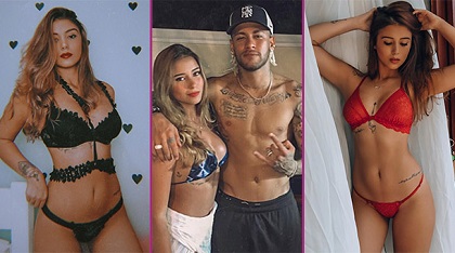 Neymar bị bắt gặp đang cặp kè với cô bồ trẻ mới 20 tuổi