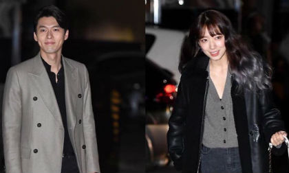 Park Shin Hye sành điệu với tóc mới nhuộm cùng Hyun Bin tham gia tiệc mừng công phim “Hồi ức Alhamra”