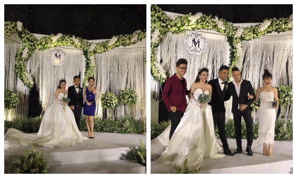 Hari Won, Cao Thái Sơn đến chúc mừng đám cưới ca sĩ MiA