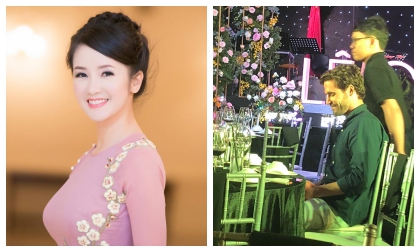 Hồng Nhung bất ngờ xuất hiện với trai Tây lạ mặt, nghi án có người mới?