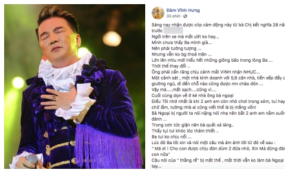 Đàm Vĩnh Hưng nghẹn ngào kể về ba - 'thằng rể mất thế', mất thời nhưng đầy tự trọng