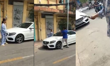 Người phụ nữ dùng búa đập phá Mercedes-Benz 2 tỷ thoát kiện