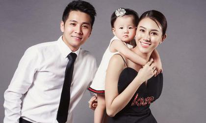 Sau gần 1 tháng làm đám hỏi, ông xã Lê Hà (The Face) chính thức công khai con gái đầu lòng