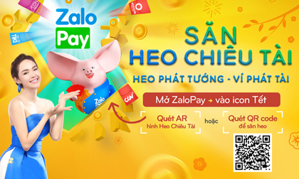 Minh Hằng trở thành đại sứ thương hiệu của Zalopay trong chương trình 'Săn heo chiêu tài Tết 2019'