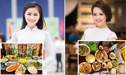 Mâm cỗ cúng ông Công ông Táo đẹp ngỡ ngàng của sao Việt