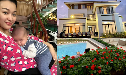 Biệt thự 5 sao đẹp mê ly của Top 10 HHVN 2010 sau khi 'quy ẩn' lấy chồng sinh con