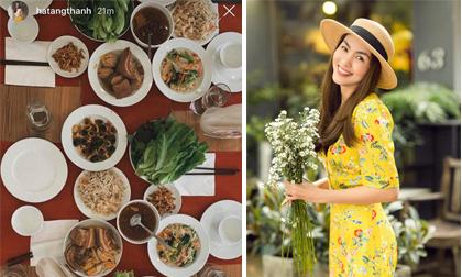 Sao Việt khoe bữa cơm, mâm cúng tổ tiên vào ngày 30 Tết