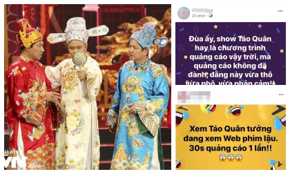 Quảng cáo quá đà, Táo Quân 2019 bị khán giả phản đối gay gắt