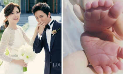 Hoa hậu Hàn Quốc Lee Bo Young và tài tử Ji Sung đón quý tử vào đúng ngày mùng 1 Tết 