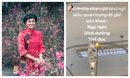 Vừa bước sang năm mới, Hoa hậu H'Hen Niê đã nhập viện truyền nước