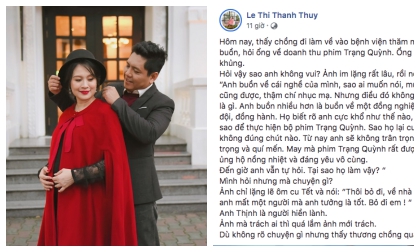 Thanh Thuý thương chồng vì bị bạn chơi xấu